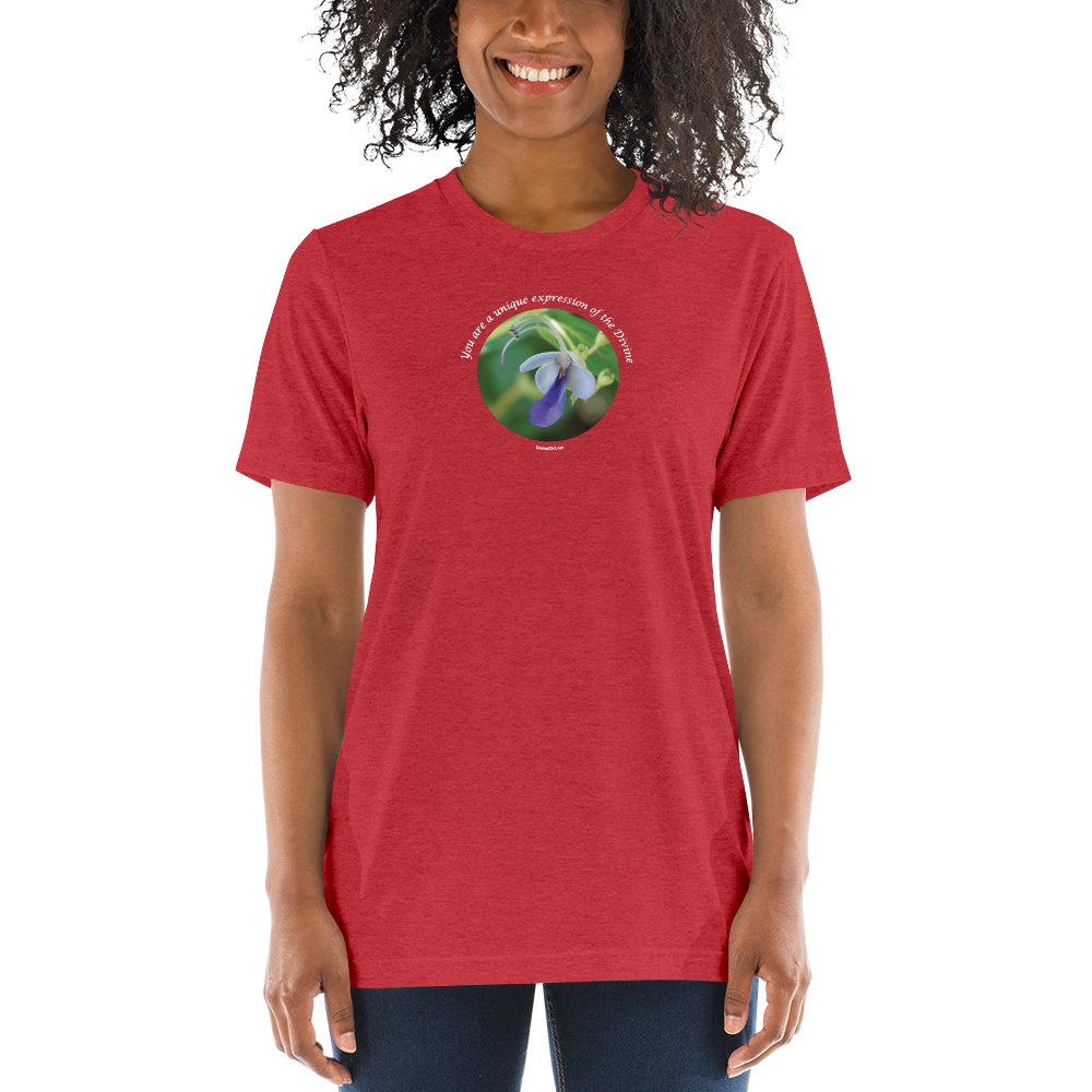 You are a unique expression of the Divine_Unisex Tri-Blend T-Shirt | Bella + Canvas 3413