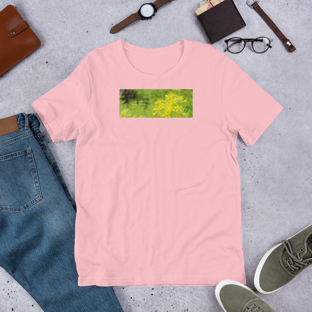 Sedum Angelina Stonecrop  "Give the energy of thanks"  Unisex T-Shirt