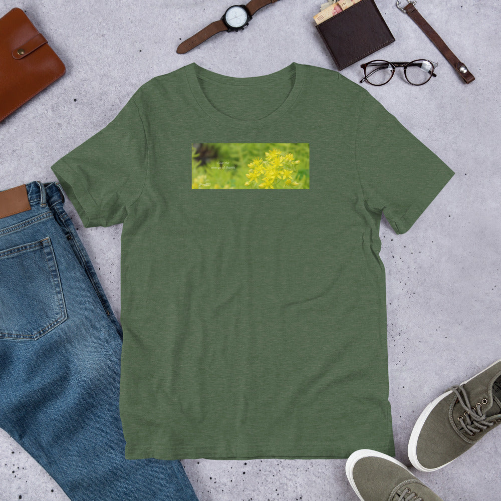 Sedum Angelina Stonecrop  "Give the energy of thanks"  Unisex T-Shirt