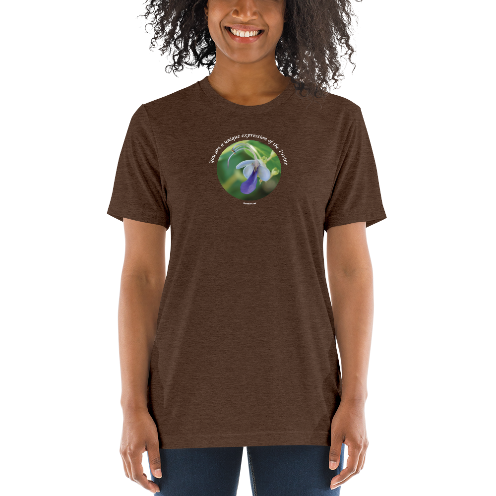 You are a unique expression of the Divine_Unisex Tri-Blend T-Shirt | Bella + Canvas 3413