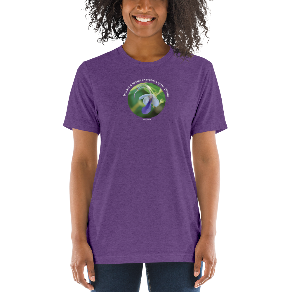 You are a unique expression of the Divine_Unisex Tri-Blend T-Shirt | Bella + Canvas 3413