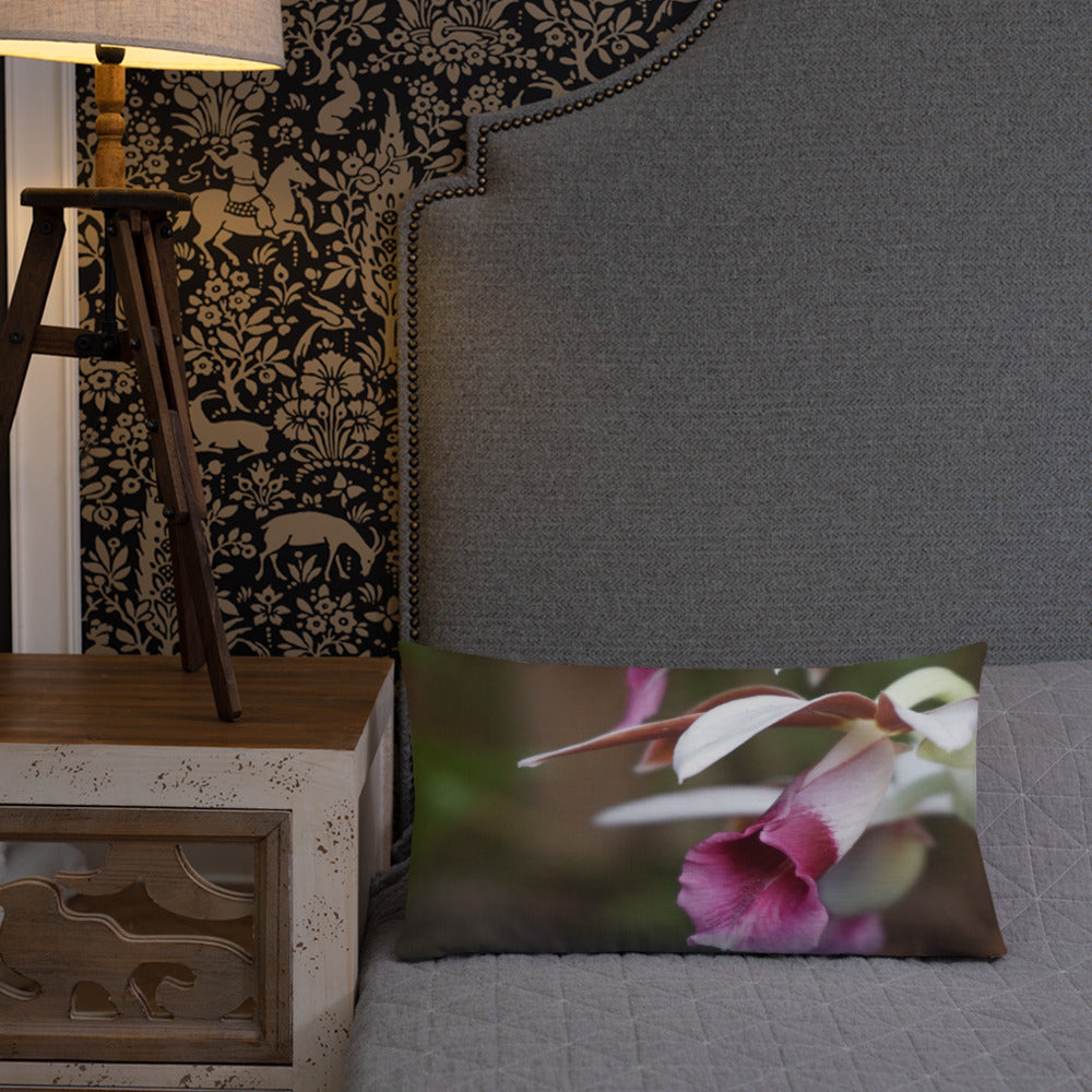 Nun's Cap Premium Pillow with White Back