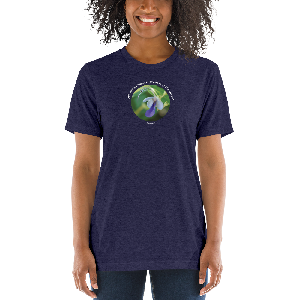 You are a unique expression of the Divine_Unisex Tri-Blend T-Shirt | Bella + Canvas 3413