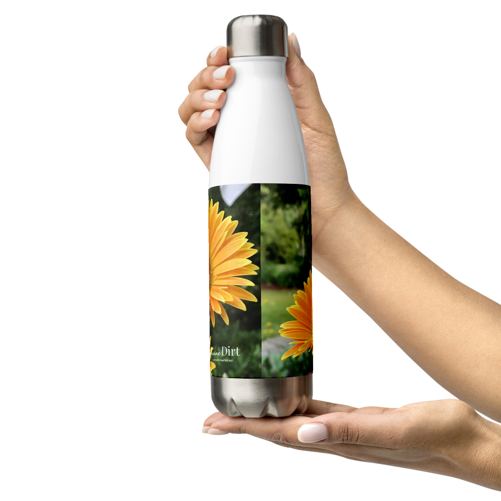 Gerbera Daisies Stainless Steel Water Bottle