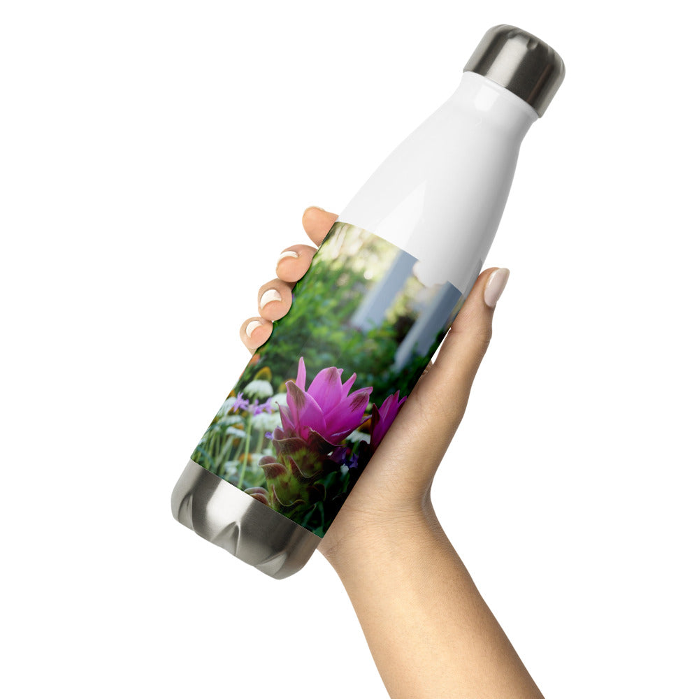 Siam Tulips Stainless Steel Water Bottle