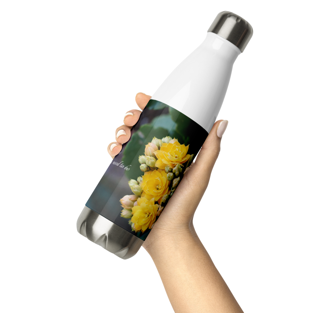 Yellow Kalanchoe 'Trust that you are exactly where you need to be"