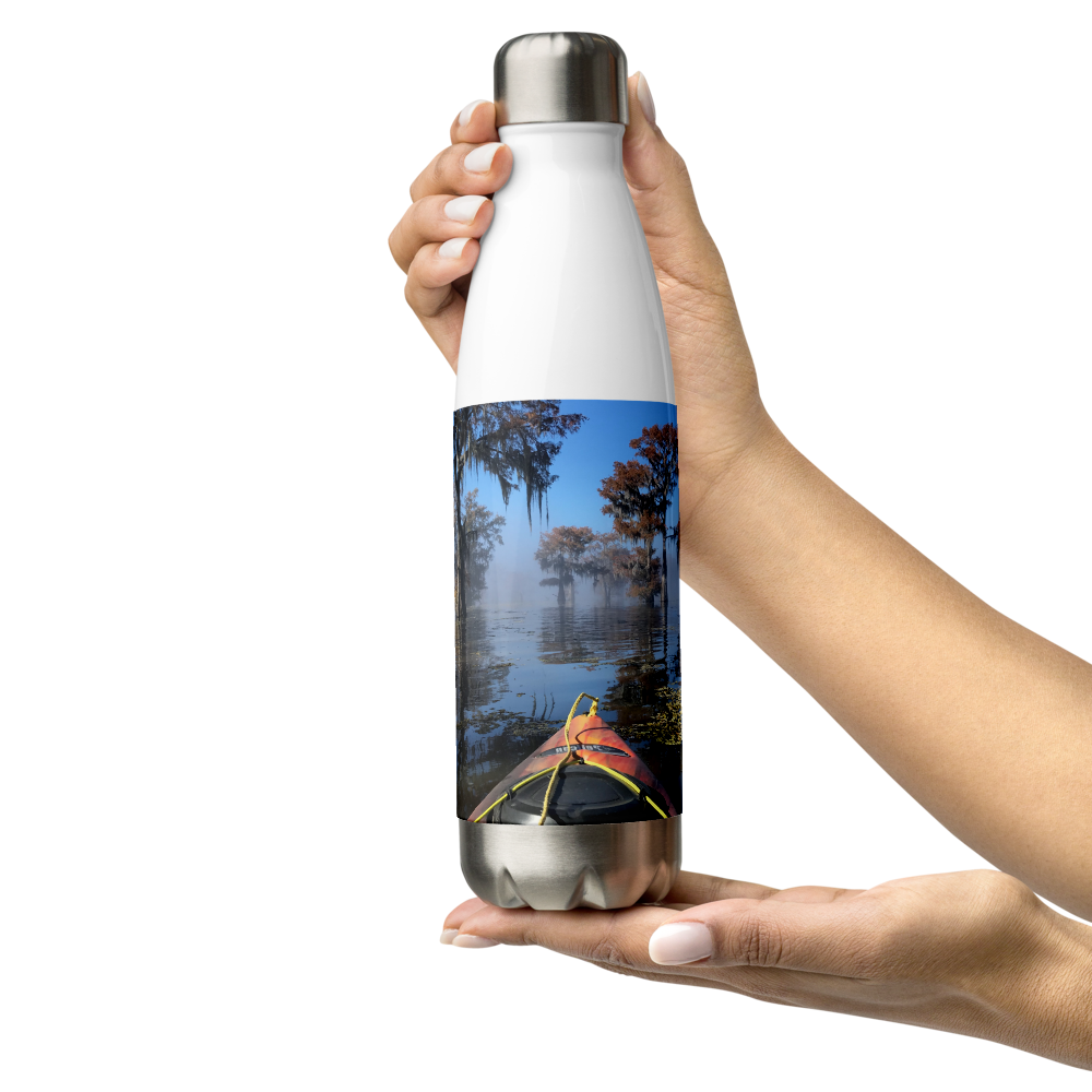 Atchafalaya Basin Kayaking Stainless Steel Water Bottle