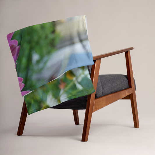 Siam Tulips Throw Blanket