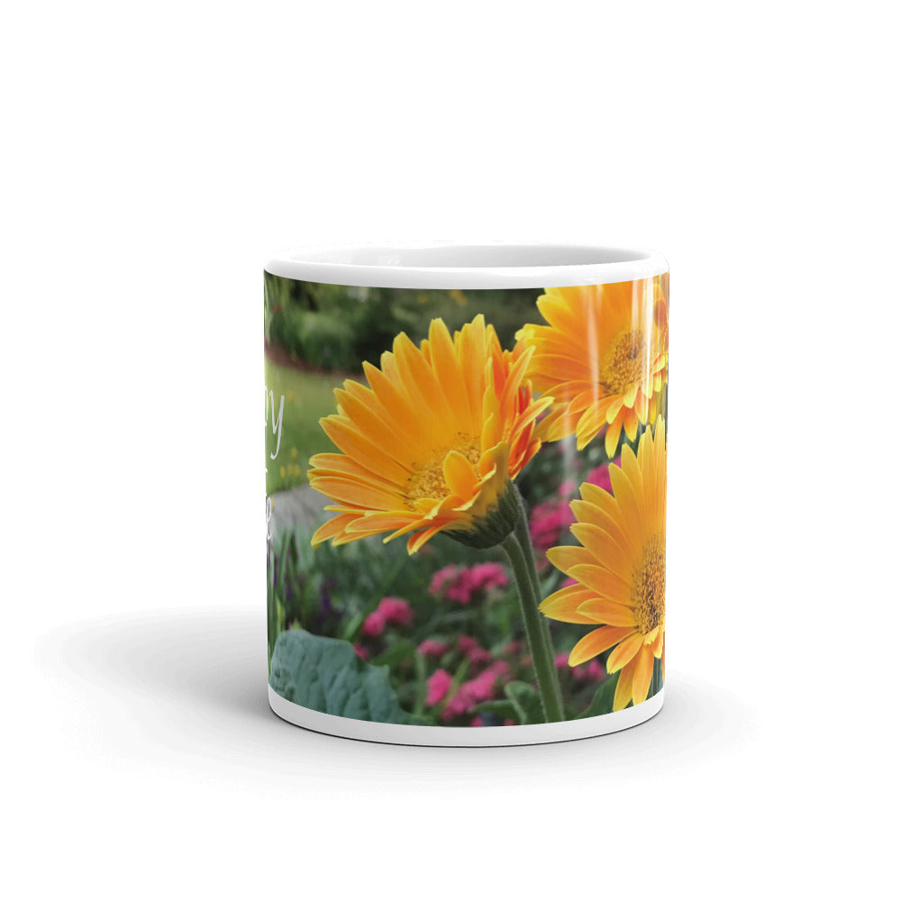 Golden Gerbera Daisies   "Enjoy Life"