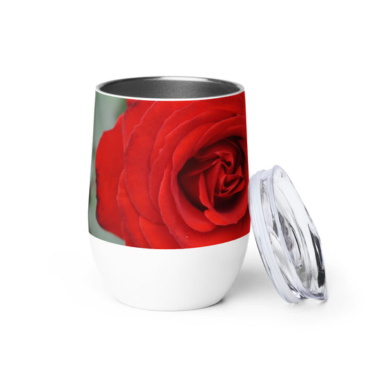 Red Rose Wine tumbler